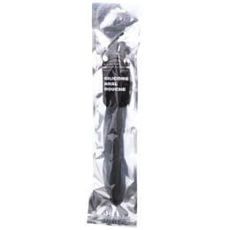 ALL BLACK - BEADED SHOWER ANAL SILICONE 27 CM 2